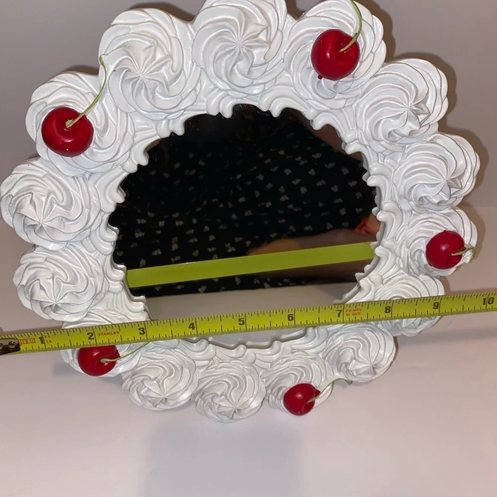 Whip Cream and Cherry Decorative Mirror, Cake Mirror